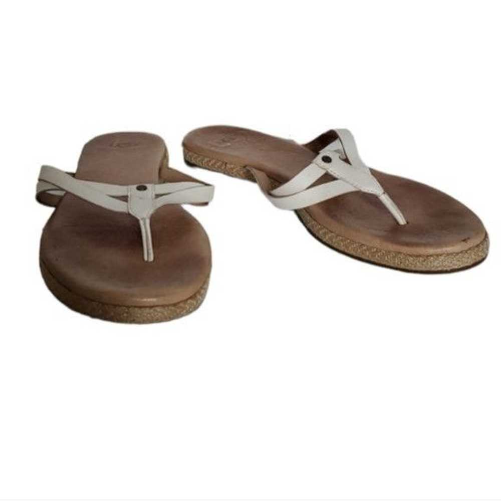 Ugg Ugg Australia Annice Leather Sandals Flip Flo… - image 1