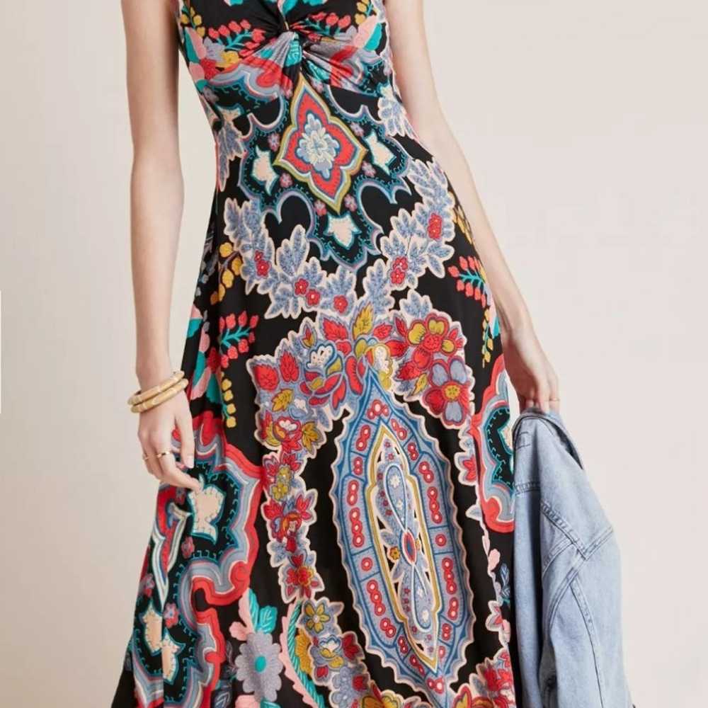 Maeve by Anthropologie Camilla Maxi Boho Dress Si… - image 1