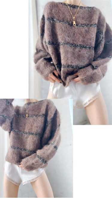 euro mohair mocha knit