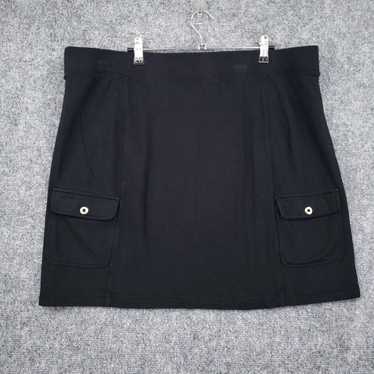 Vintage Chicos Zenergy Skirt Womens 3 US 16 Black… - image 1