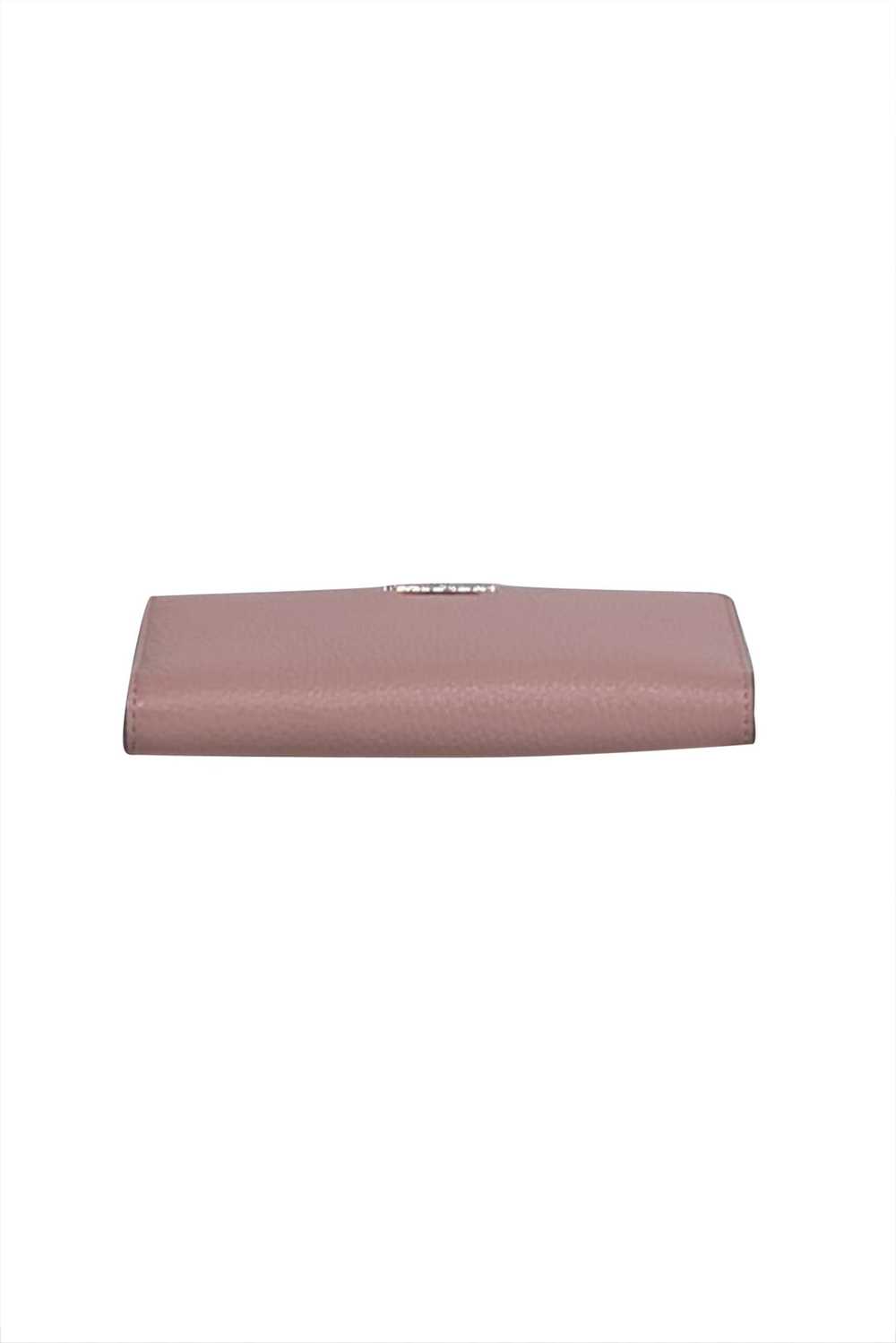 Kate Spade - Light Pink Pebbled Leather Bifold Wa… - image 4