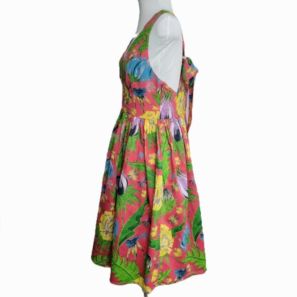 French Connection tropical floral full skirt cros… - image 2