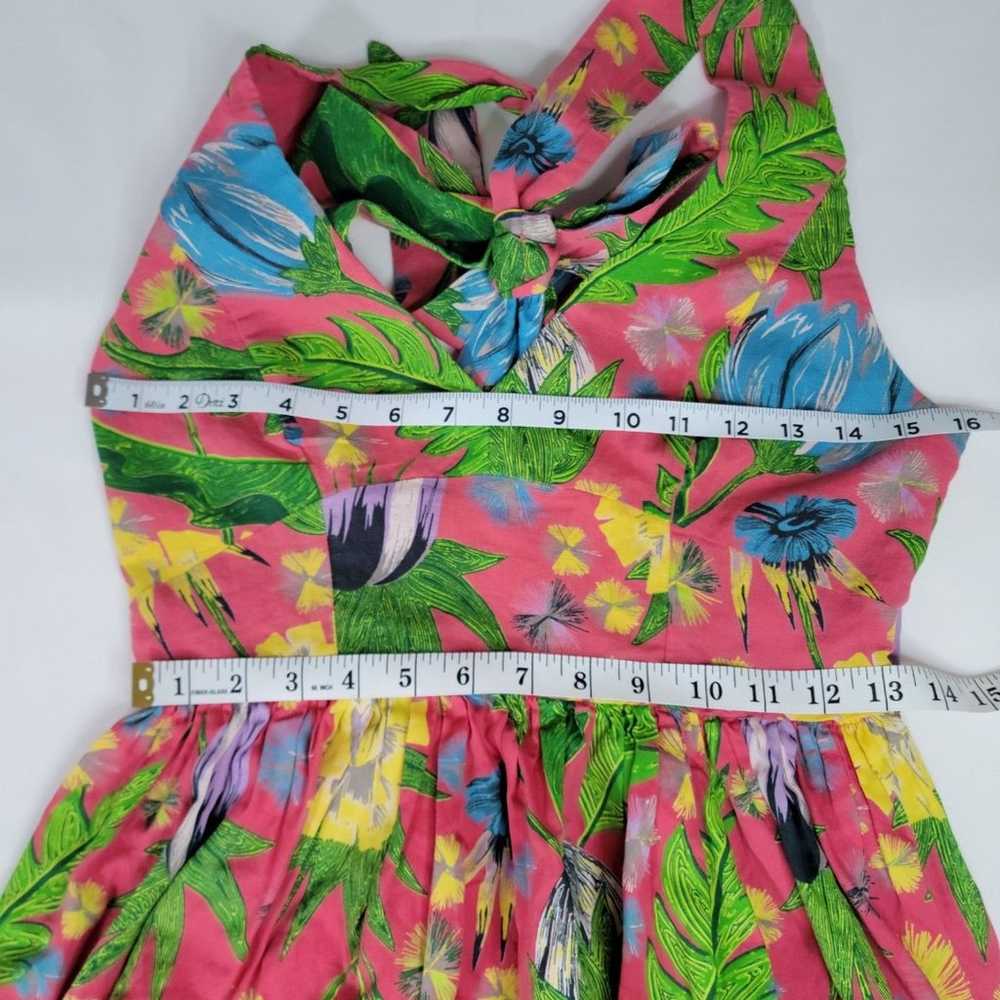 French Connection tropical floral full skirt cros… - image 6