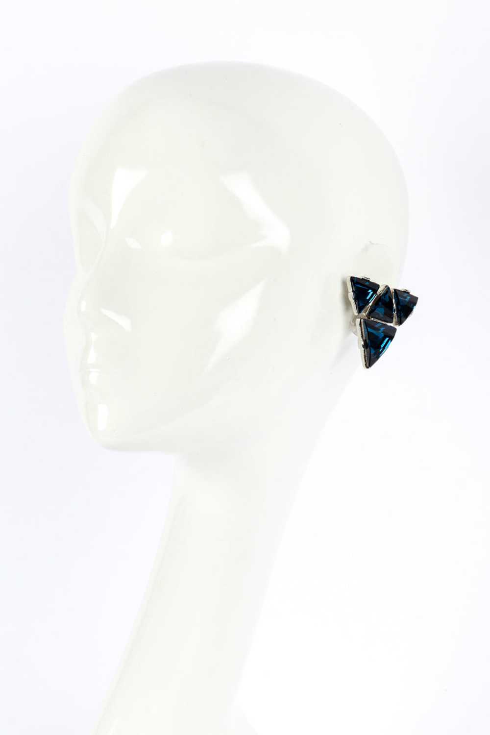 KENNETH JAY LANE Geo Gem Cluster Earrings - image 3