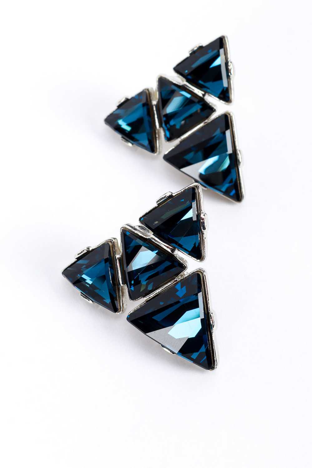 KENNETH JAY LANE Geo Gem Cluster Earrings - image 4