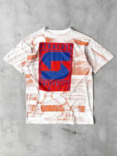 Syracuse University Basketball T-Shirt 90's - Larg