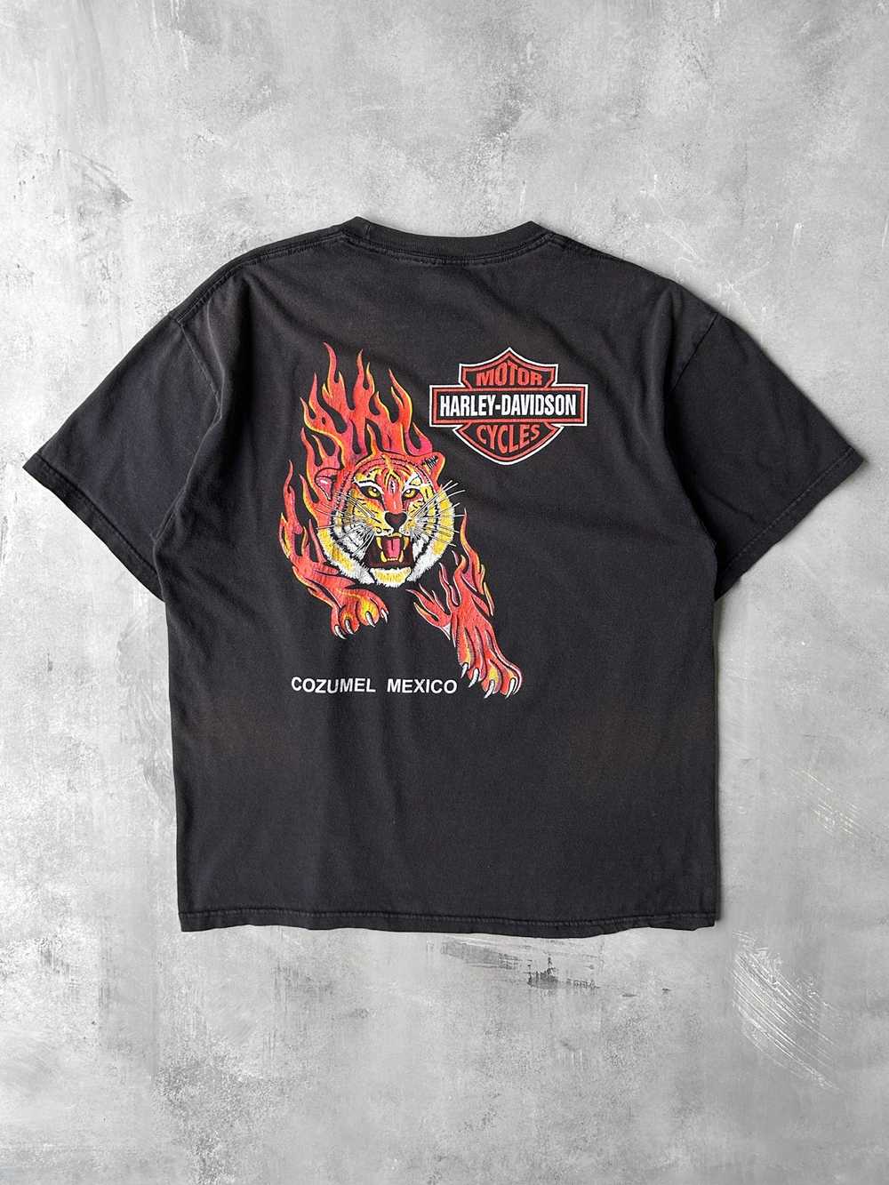 Harley-Davidson Cozumel T-Shirt Y2K - Large - image 1