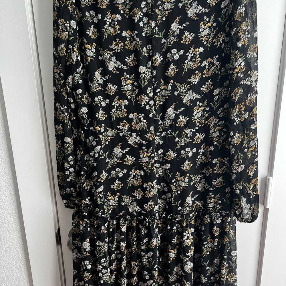 Astr the Label Black floral Dress - image 5