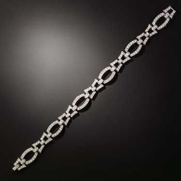 Art Deco Diamond Link Bracelet