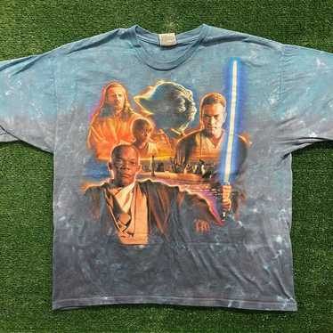 Vintage 90s Liquid hot Blue Boba Fett Tee