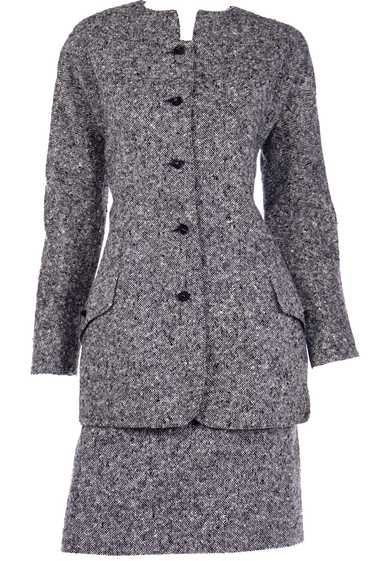 Geoffrey Beene Vintage Tweed Jacket and Skirt Suit - image 1