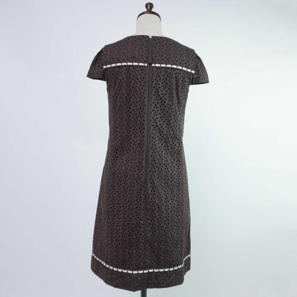 Excellent condition TO BE CHIC lace dress brown s… - image 3