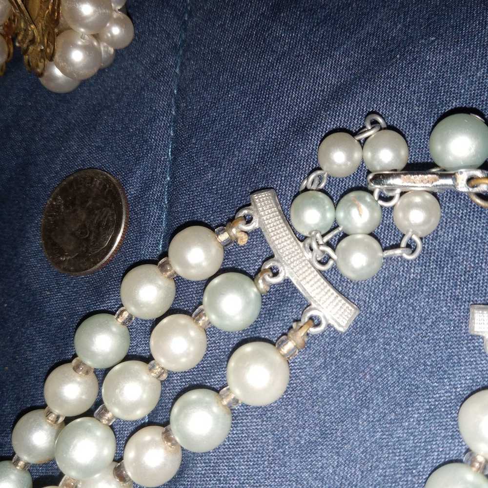 Faux pearl lot - image 6