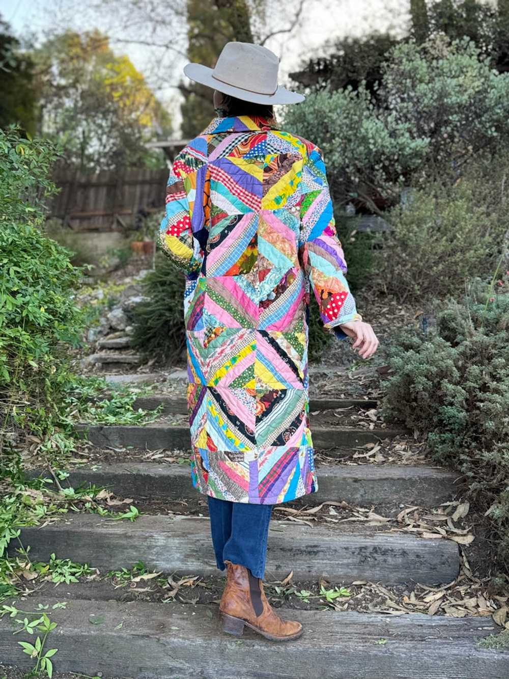 The Sadie Coat - This cotton heirloom quilt coat … - image 11