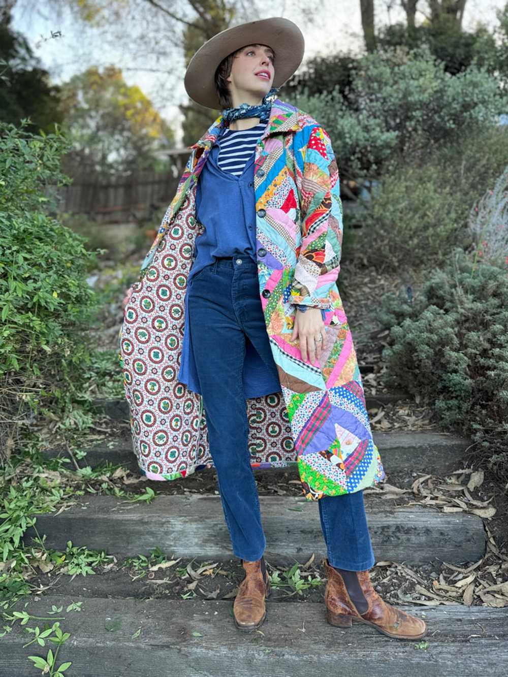 The Sadie Coat - This cotton heirloom quilt coat … - image 12