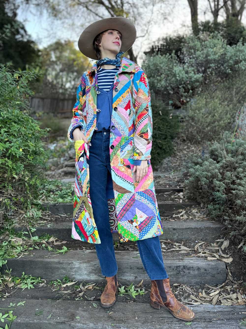 The Sadie Coat - This cotton heirloom quilt coat … - image 2