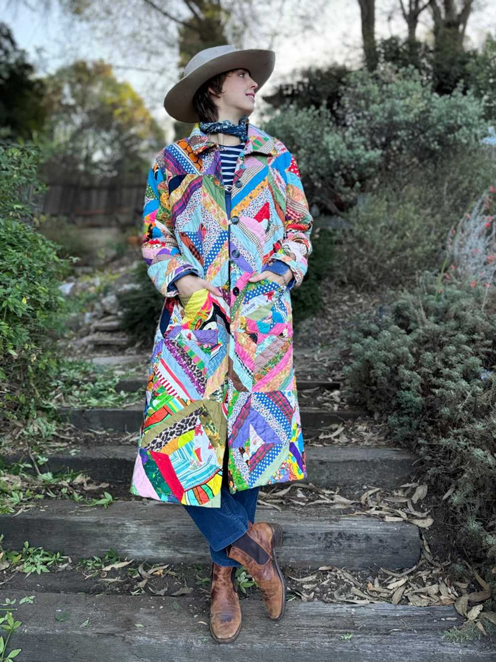 The Sadie Coat - This cotton heirloom quilt coat … - image 3