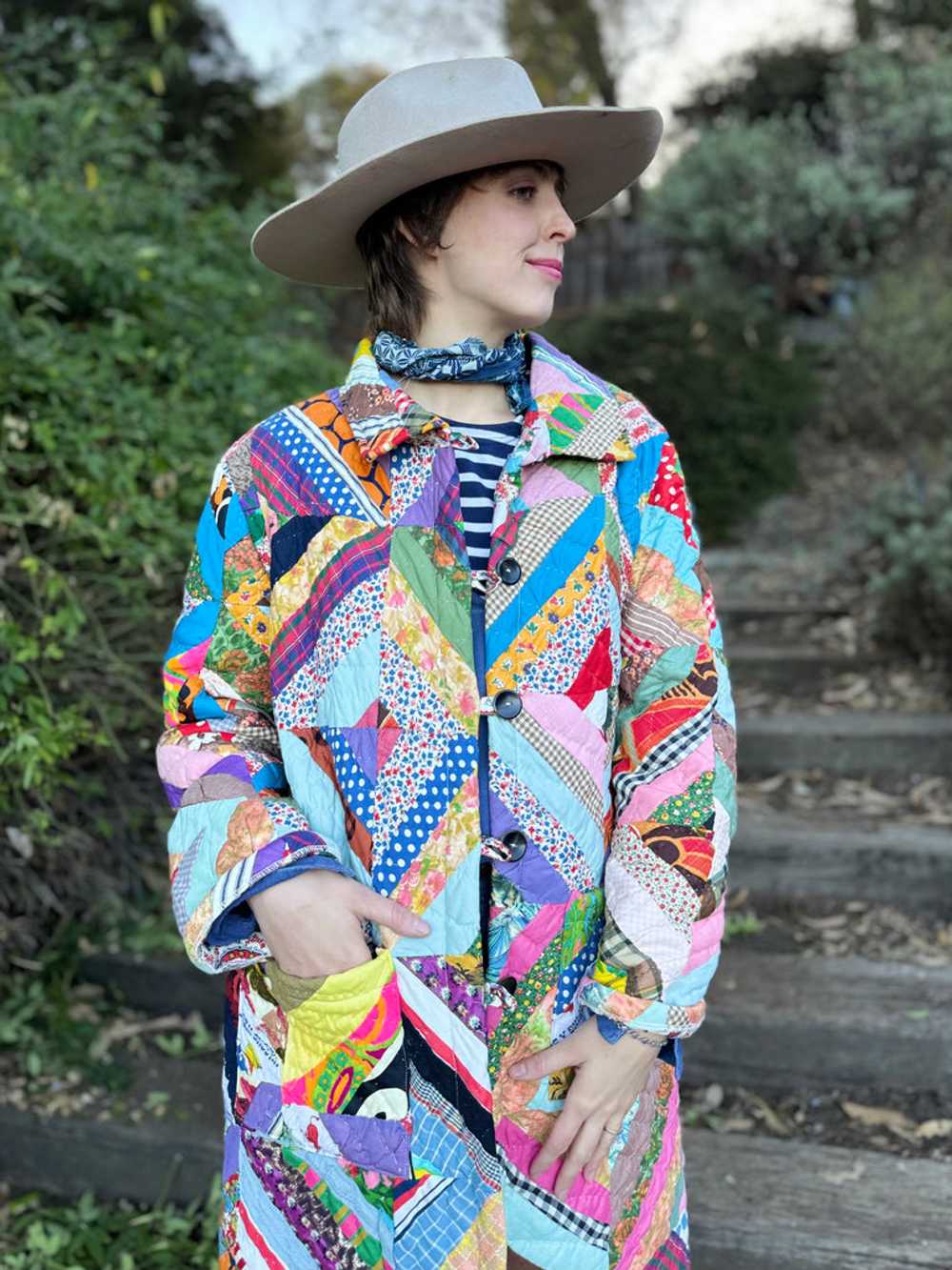 The Sadie Coat - This cotton heirloom quilt coat … - image 4