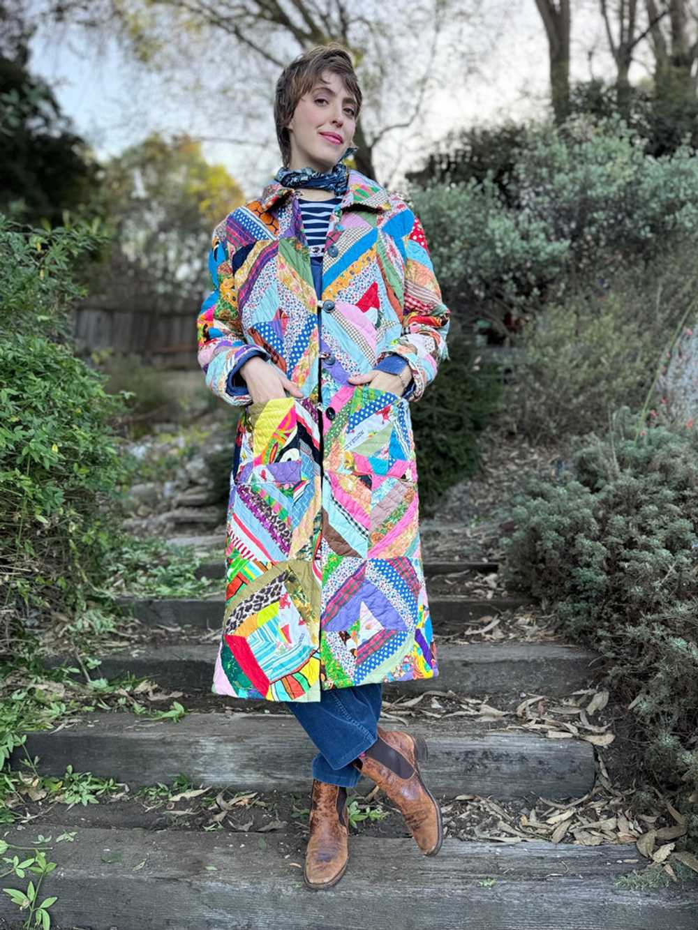 The Sadie Coat - This cotton heirloom quilt coat … - image 5