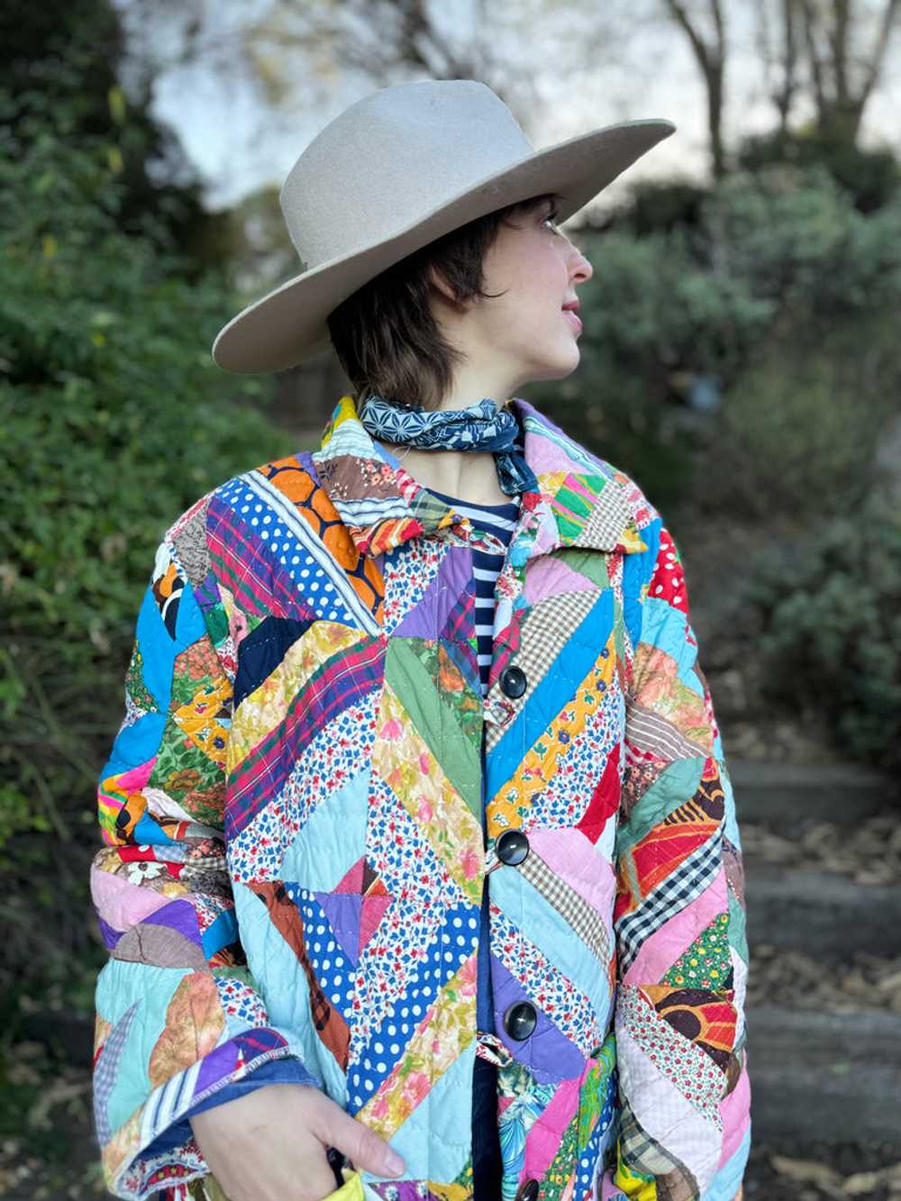 The Sadie Coat - This cotton heirloom quilt coat … - image 7