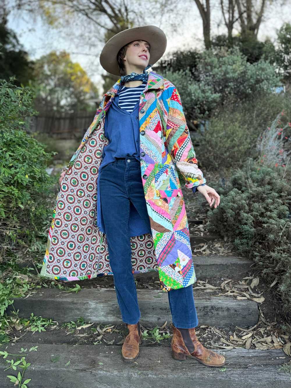 The Sadie Coat - This cotton heirloom quilt coat … - image 9