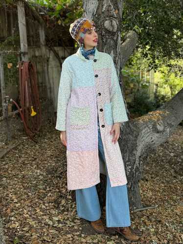 The Mae Coat - This cotton heirloom quilt coat is 