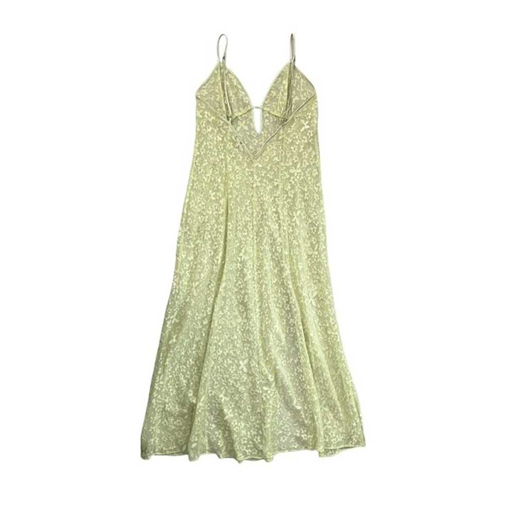 La Senza Fairy Sheer Long Maxi Slip Green XL Ling… - image 2