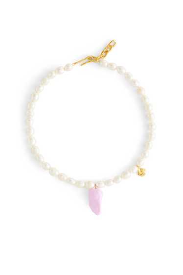 Joanna Laura Constantine Enameled Pearl Necklace