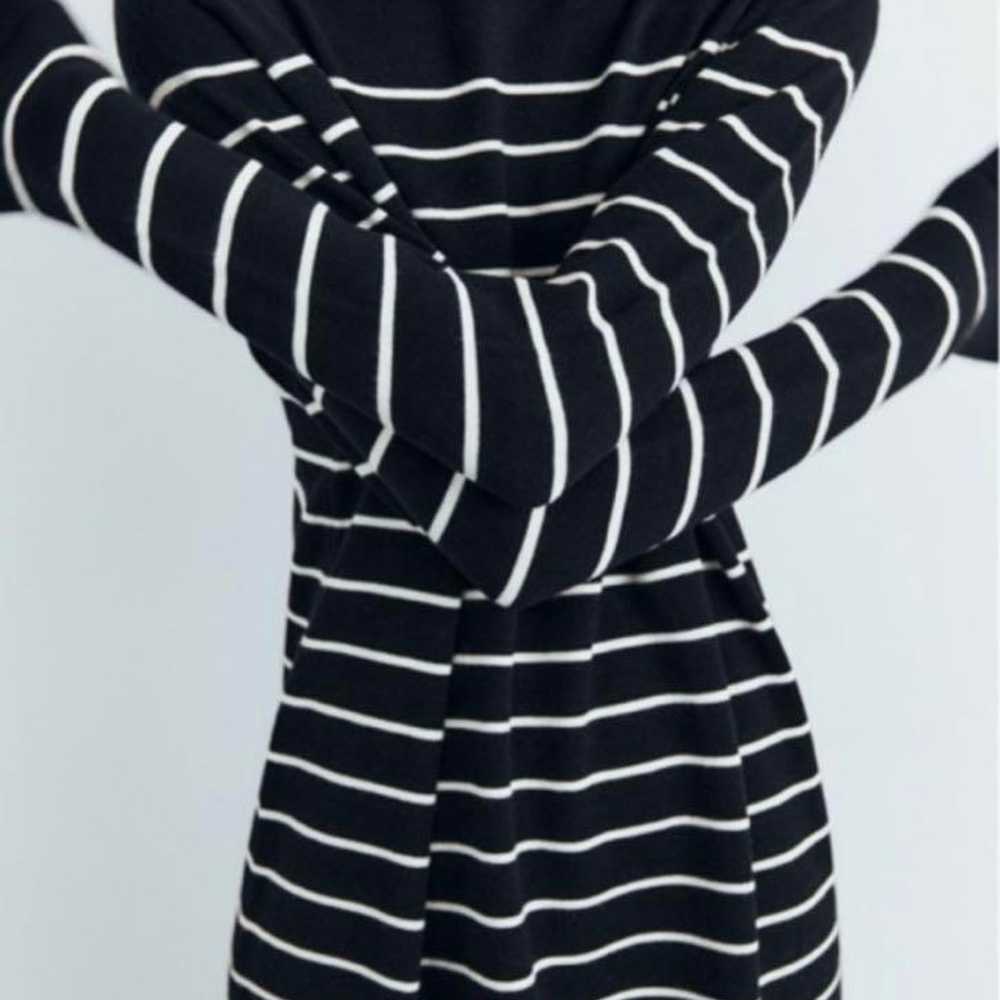 [Beautiful Condition] ZARA Long Knit Stripe Dress… - image 2