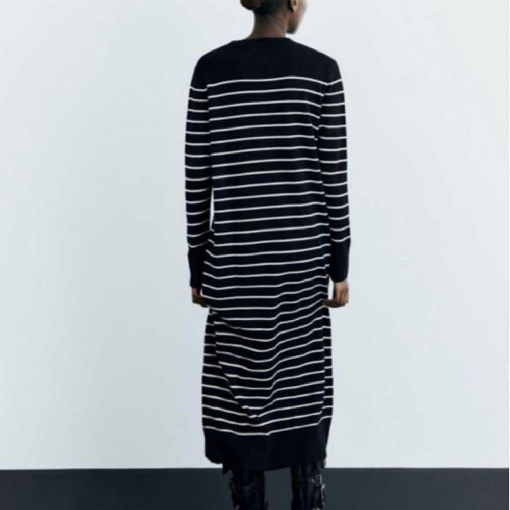 [Beautiful Condition] ZARA Long Knit Stripe Dress… - image 4