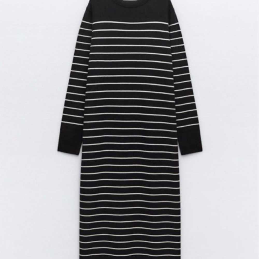 [Beautiful Condition] ZARA Long Knit Stripe Dress… - image 5