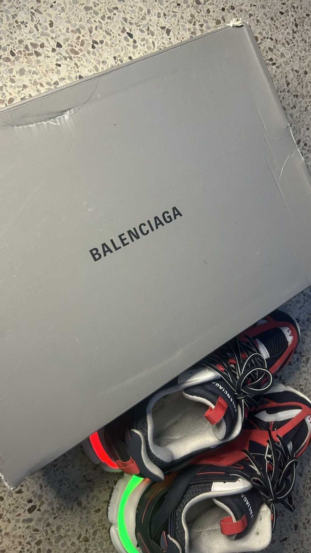 Balenciaga Balenciaga Track Runner LED’s Red/blac… - image 9