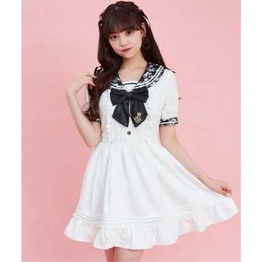 Secret Honey Lace Collar Sailor Dress