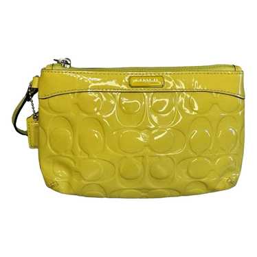 Coach Patent leather clutch