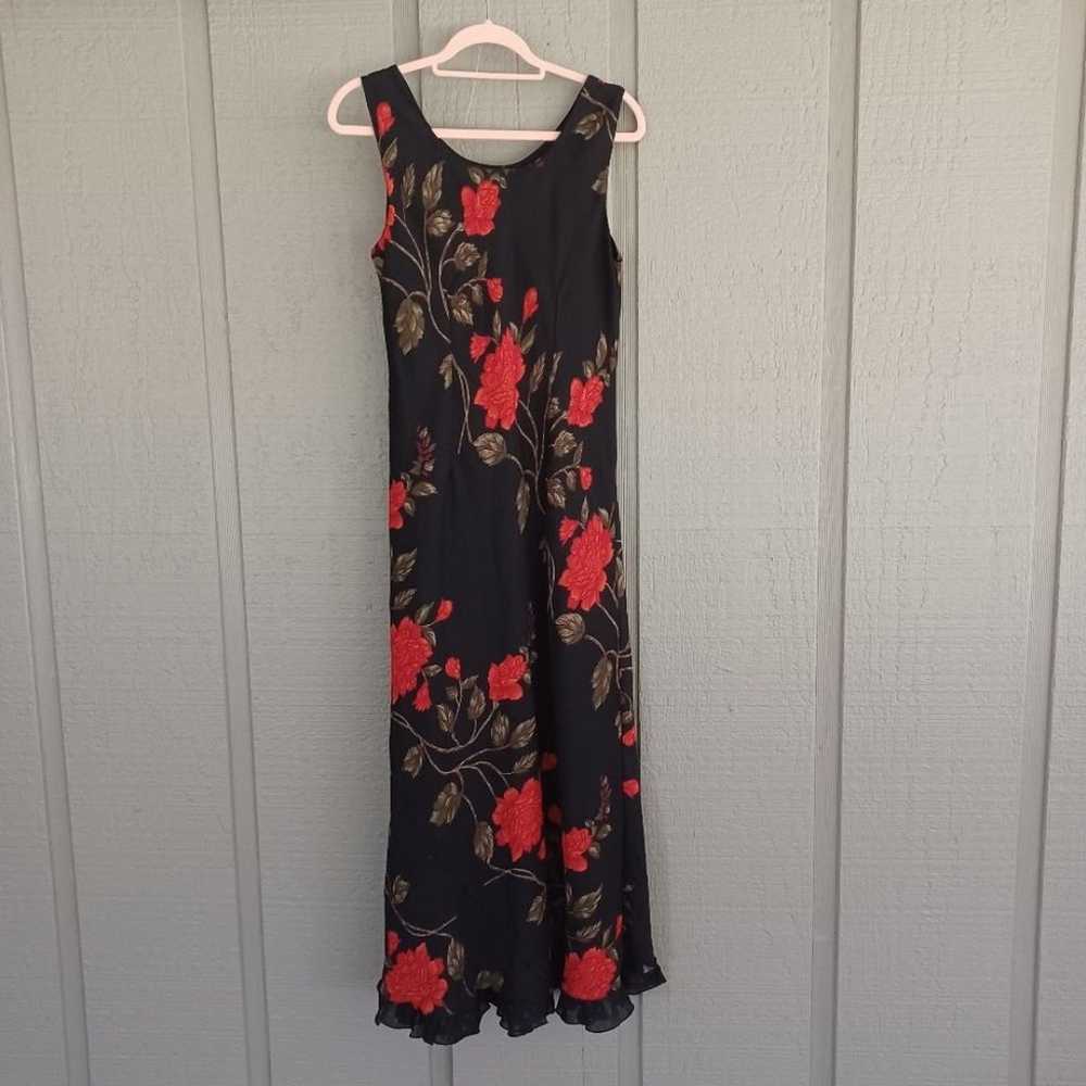 Mary Mcfadden Vintage Reversible Maxi Dress Size … - image 2