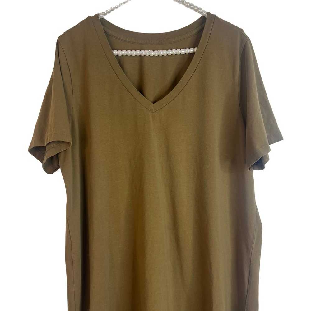 Universal Standard V Neck High/Low Hem SZ S - image 7