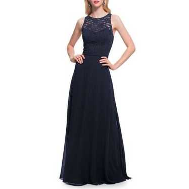 NEW Bill Levkoff 7027 Lace Chiffon Sleeveless Brid