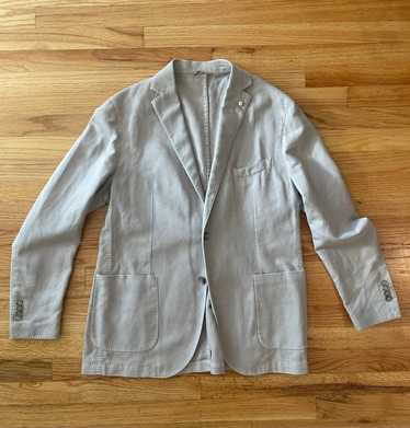 L.B.M. 1911 Italian Made Linen Blend Blazer (41) … - image 1