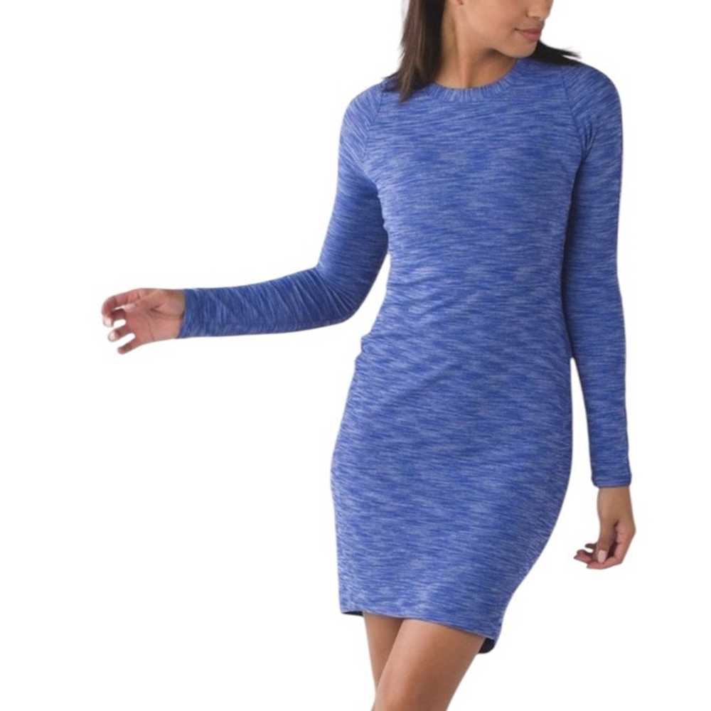 Lululemon 6 &Go Wear To Dress Heathered Sapphire … - image 1