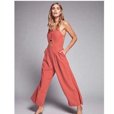 Free People Marbella Cutout Jumpsuit