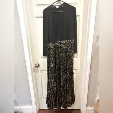 LuLaRoe Elegant Collection Deanne Black Gold Wrap 