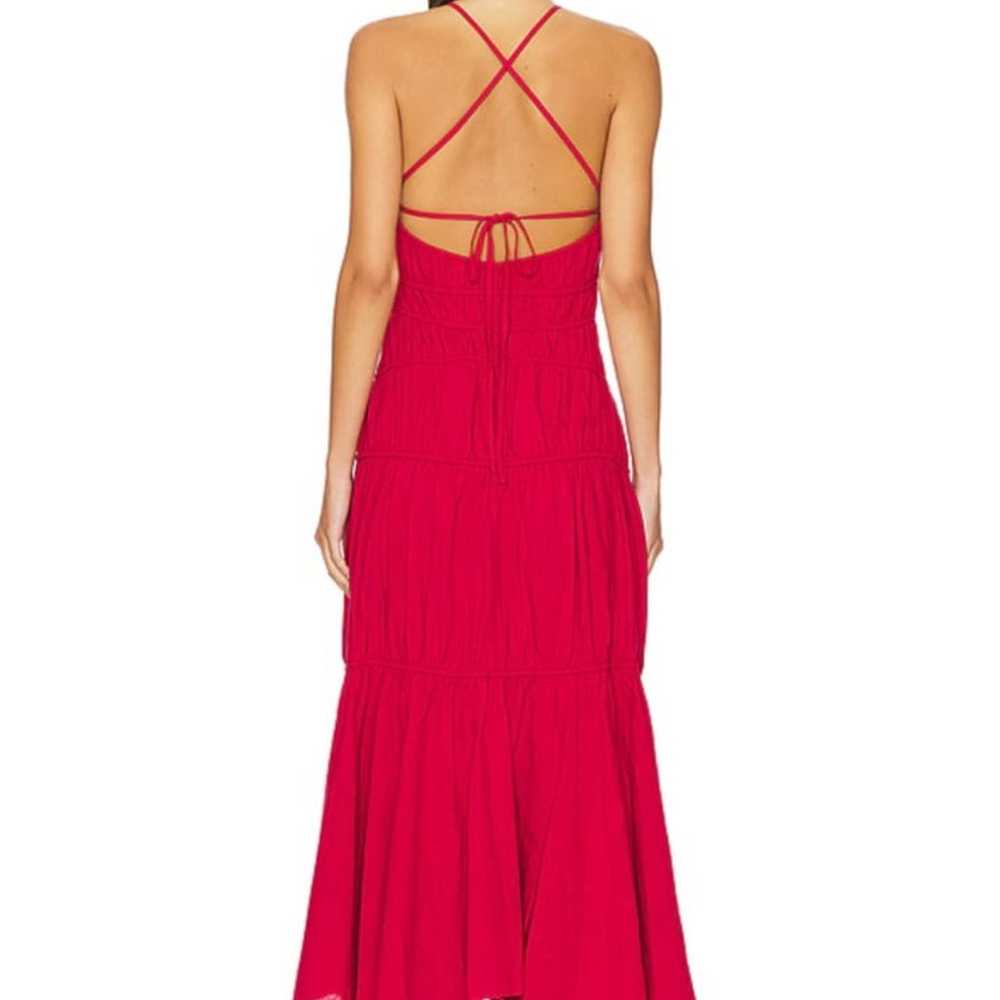 revolve SNDYS tahlia dress in cherry red - image 2