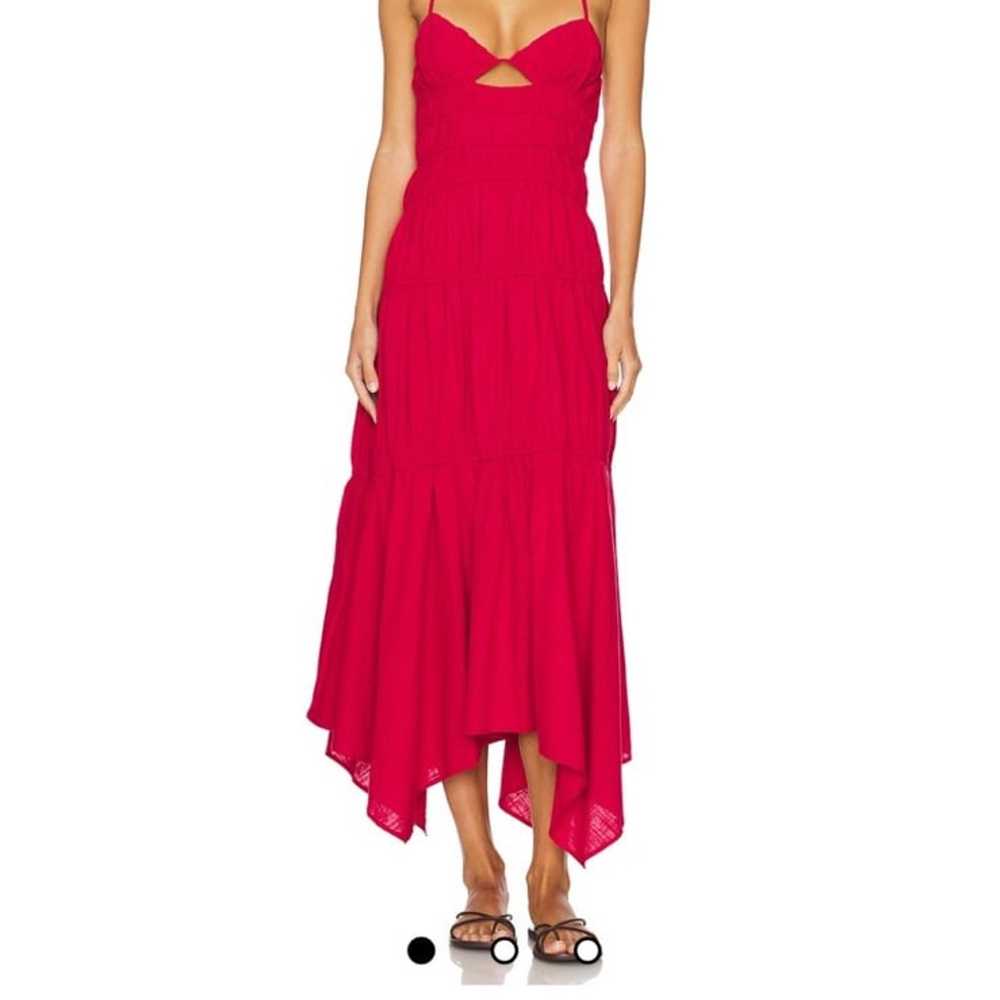 revolve SNDYS tahlia dress in cherry red - image 3