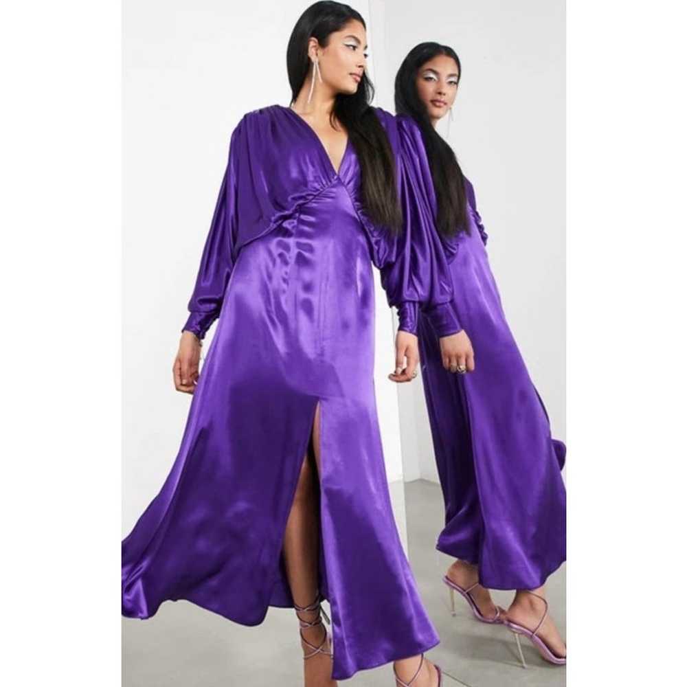 New ASOS Design Women's Batwing Long Sleeve Satin… - image 1