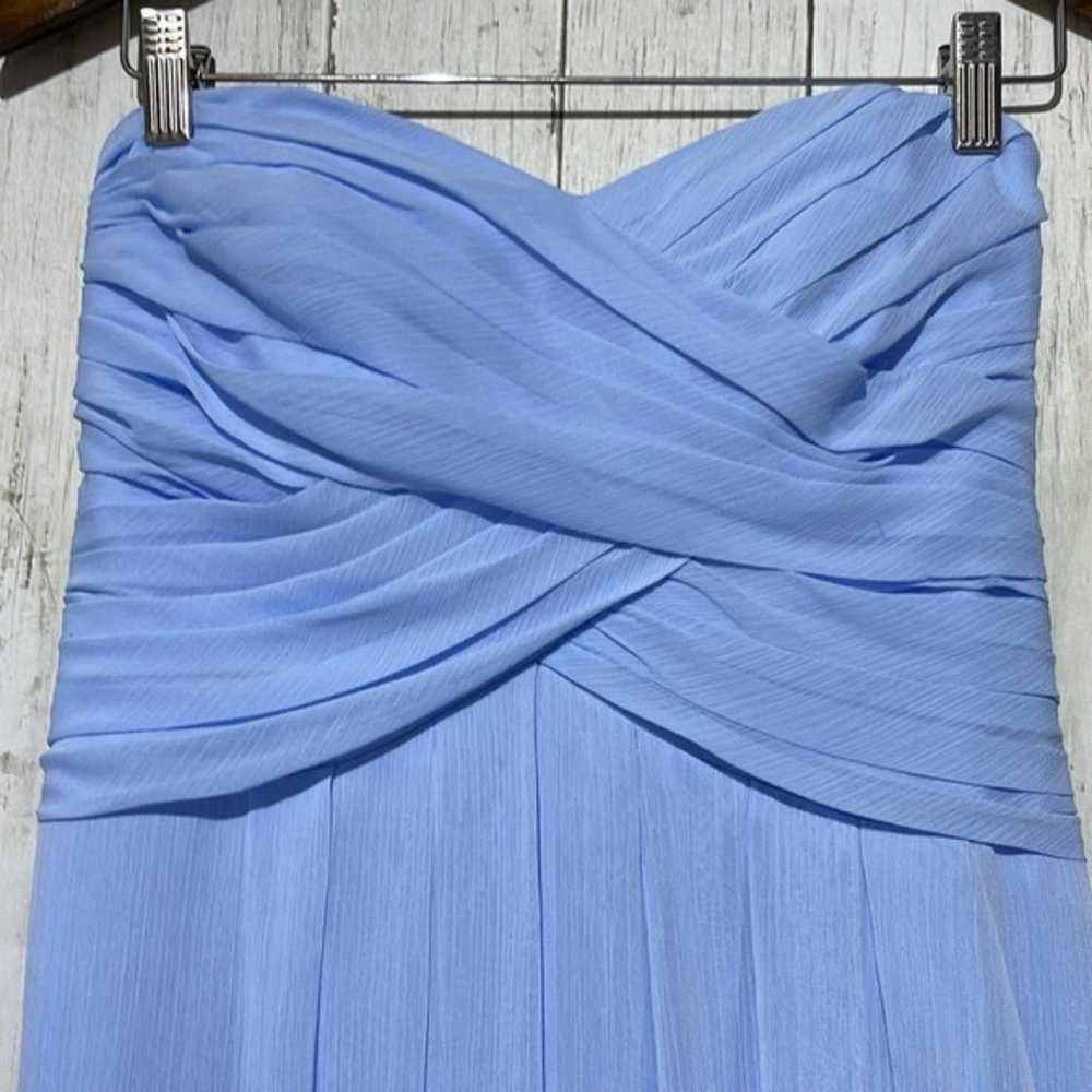 Davids bridal  dress color ice blue size 4 - image 3