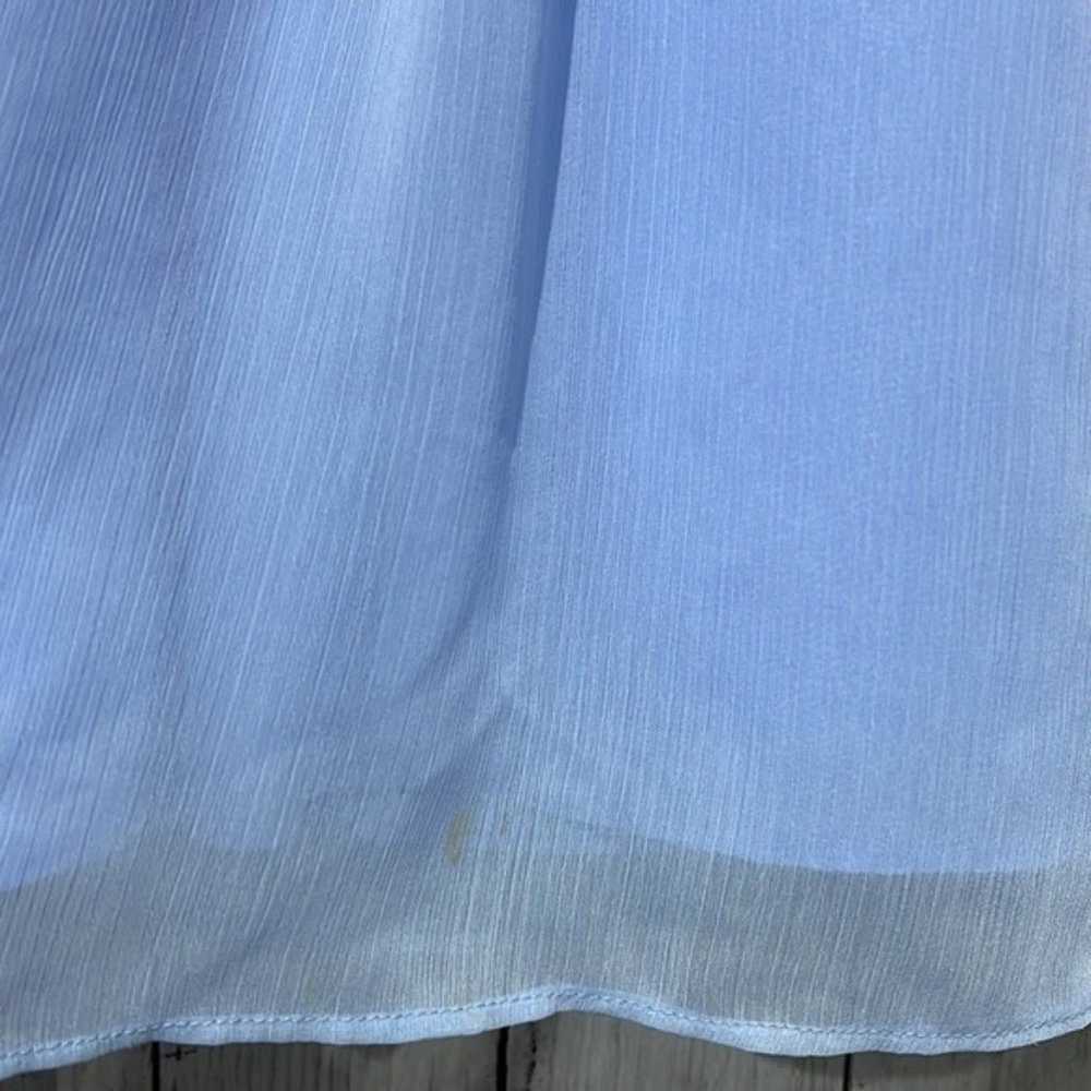 Davids bridal  dress color ice blue size 4 - image 9