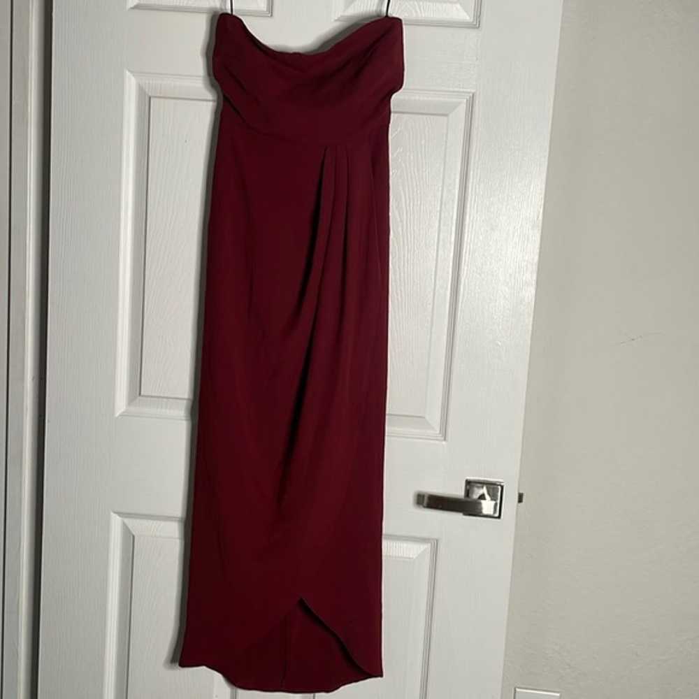 Aakaa strapless maxi dress - image 1