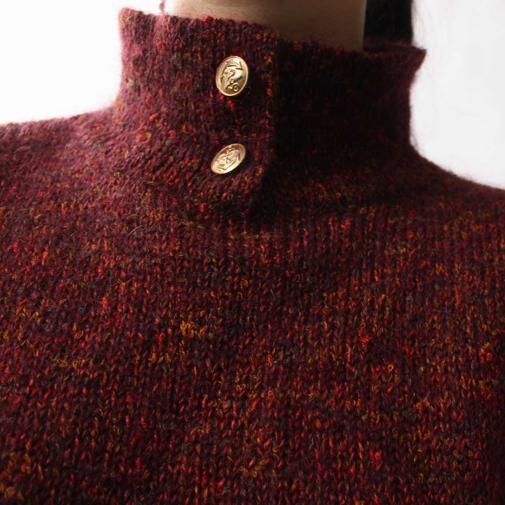 Vintage Speckled Mohair Blend Sweater - image 2