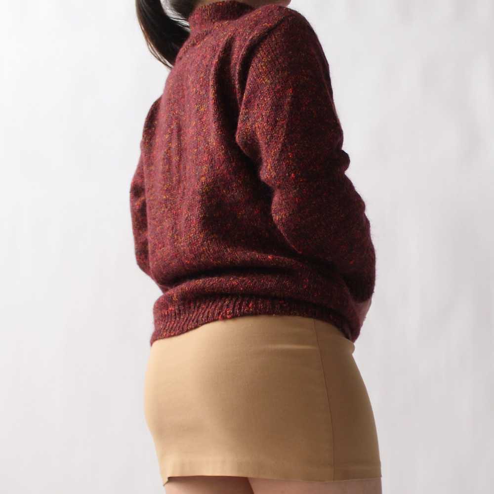 Vintage Speckled Mohair Blend Sweater - image 4