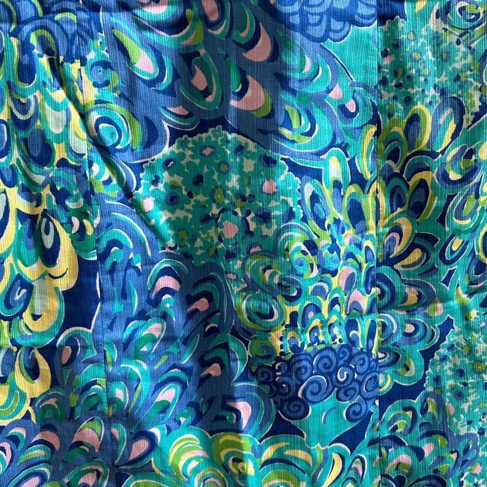 Lilly Pulitzer Lagoon Cathy Shift Dress Size 4 - image 4